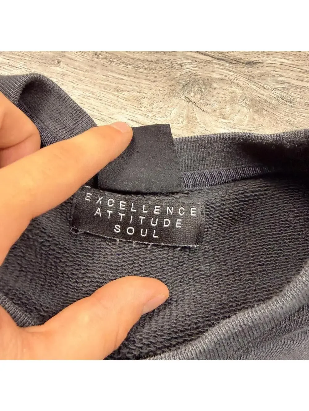 : Jordan X Drake “Air Jordan” center logo crewneck, good fade and color